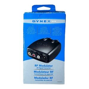 Dynex DX-AD116 RF Modulator AV Signal Converter TESTED